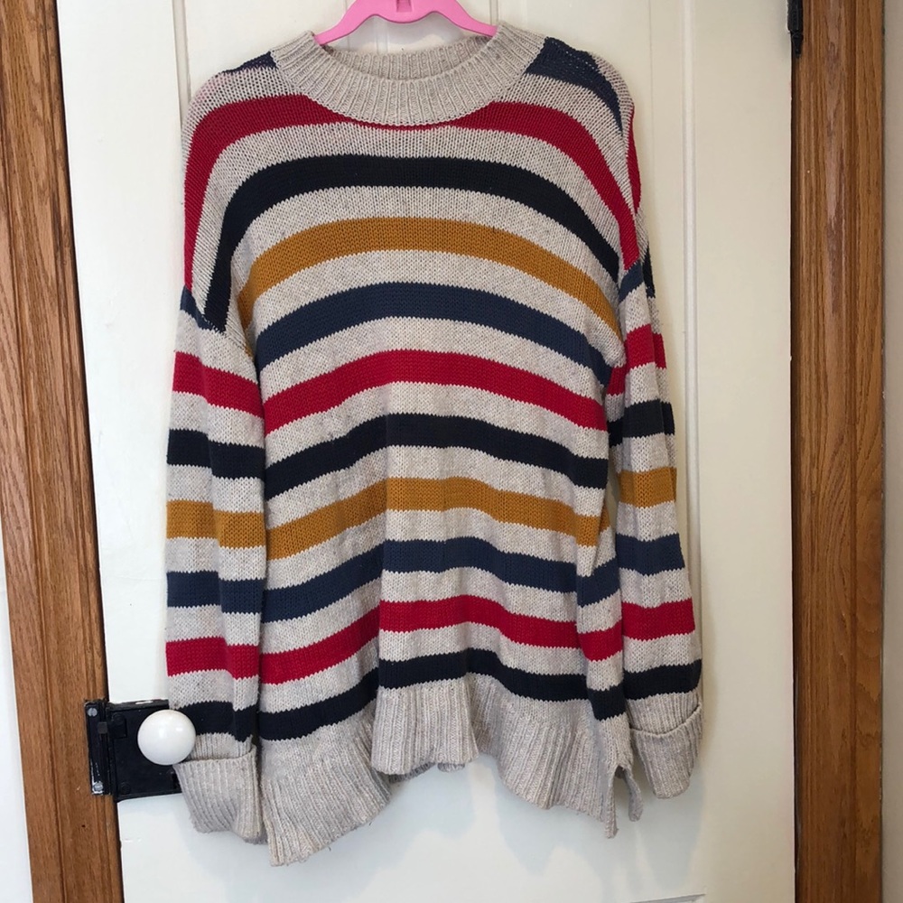 Striped Crewneck Sweater